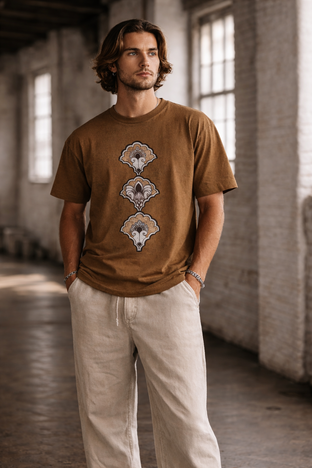 Short Sleeve T-Shirt with Front Design